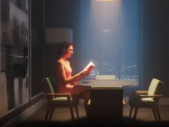 amenities 5 - The Burj A woman is reading a book